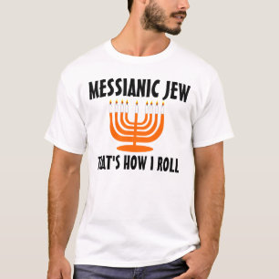 Messianska judiska t-shirts. Judendom T-shirt