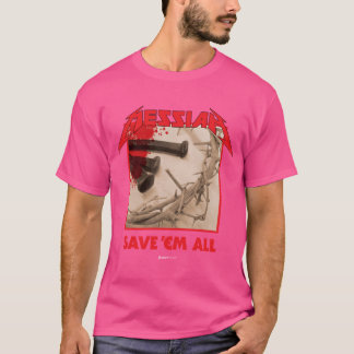 Messias Rädda Dem Alla Tunga Korståg gåva vintage T Shirt