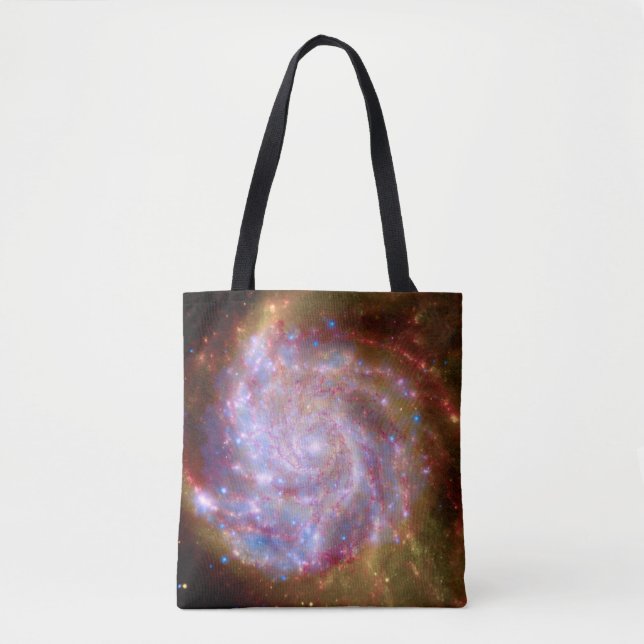 Messier 101 Spiral Galaxy - Hubble Telescope Photo Tygkasse (Framsida)