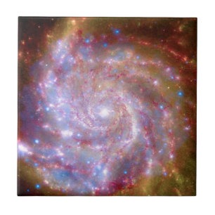 Messier 101 Spiralgalaxen - Hubble-teleskopets fot Kakelplatta