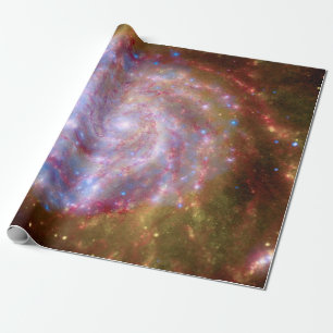 Messier 101 Spiralgalaxen - Hubble-teleskopets fot Presentpapper