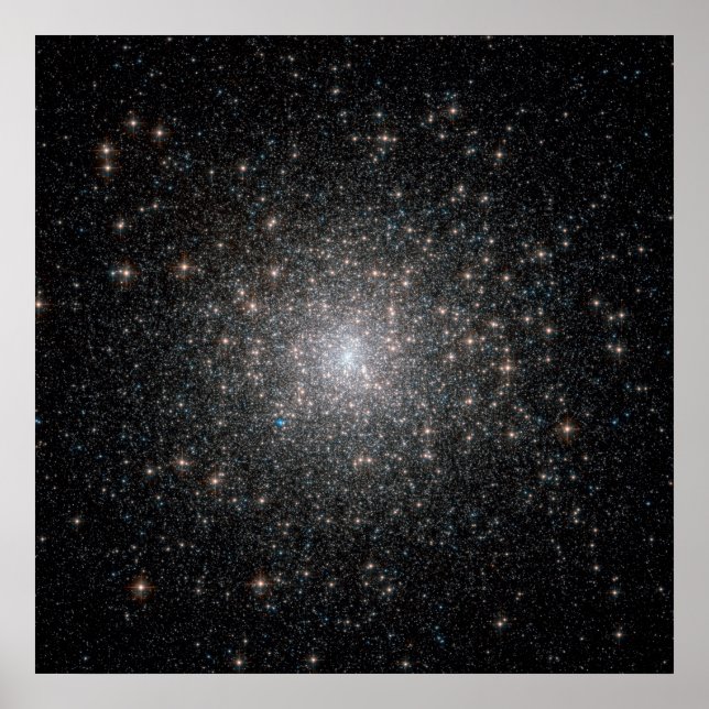Messier 15 Globular Cluster Poster (Framsidan)
