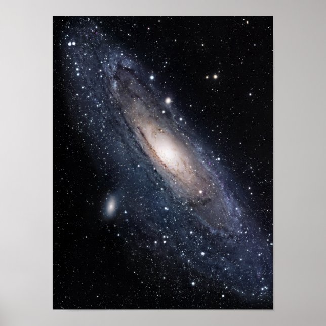 Messier 31, Underbara Galaxy i Andromeda Poster (Framsidan)