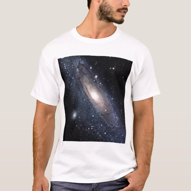 Messier 31, Underbara Galaxy i Andromeda T Shirt (Framsida)