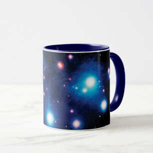 Messier 45 Plejaderna Stjärnhop NASA Rymdfoto Mugg