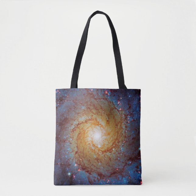 Messier 74 Spiralgalaxen Foto från rymden Tygkasse (Framsida)