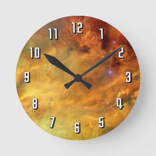 Messier 8 Lagoon Nebula - NASA Hubble Space Photo Rund Klocka