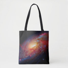 Messier M106 Spiralgalaxen Rymdfotografi Tygkasse