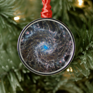 Messiers hjärta 74 julgransprydnad metall