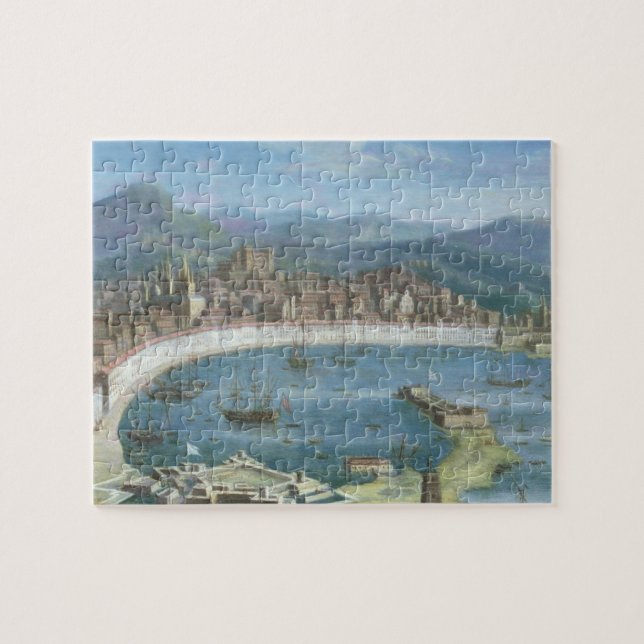 Messina - ett panorama- beskådar av porten pussel (Horisontell)