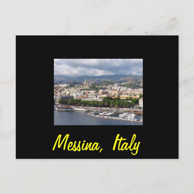 Messina italien vycard vykort (Framsida)