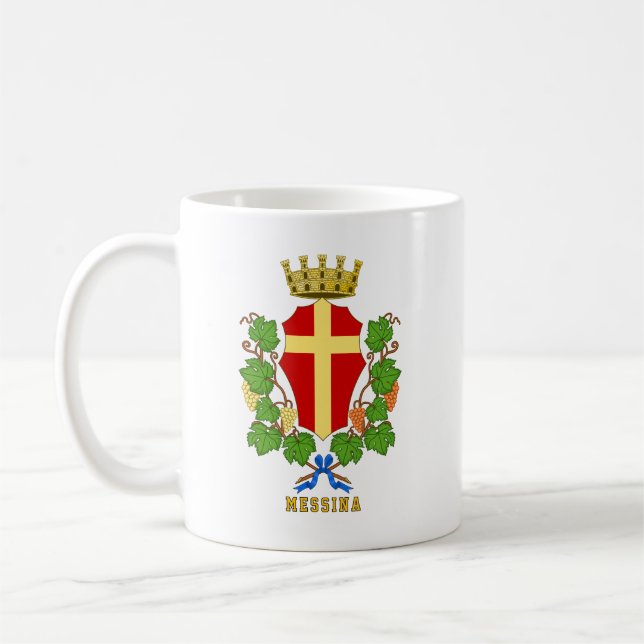 Messinas vapen, Sicilien Kaffemugg (Vänster)