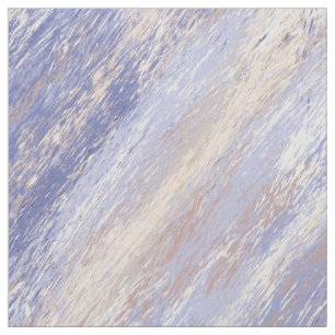 Messy Abstrakt Blue- och Beige Paint Strokes Tyg