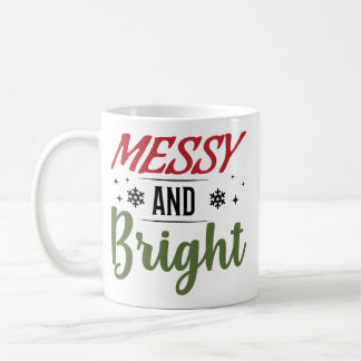 Messy And Bright Funny Christmas Kaffemugg