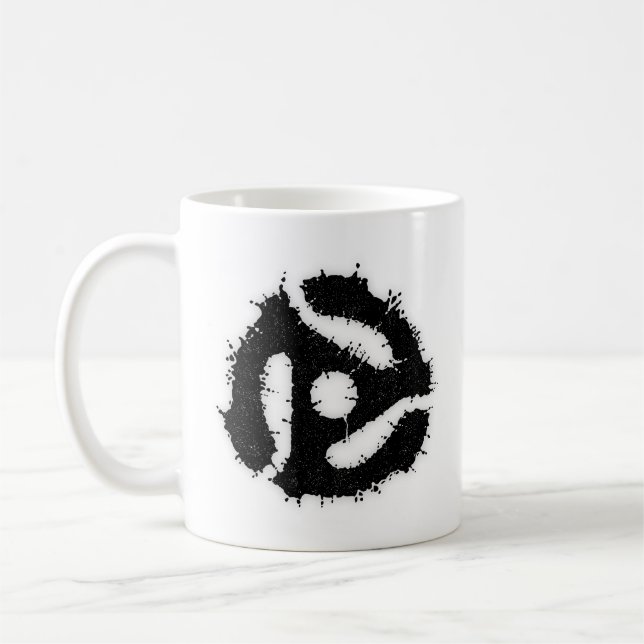 Messy B/W 45 Infoga Kaffemugg (Vänster)