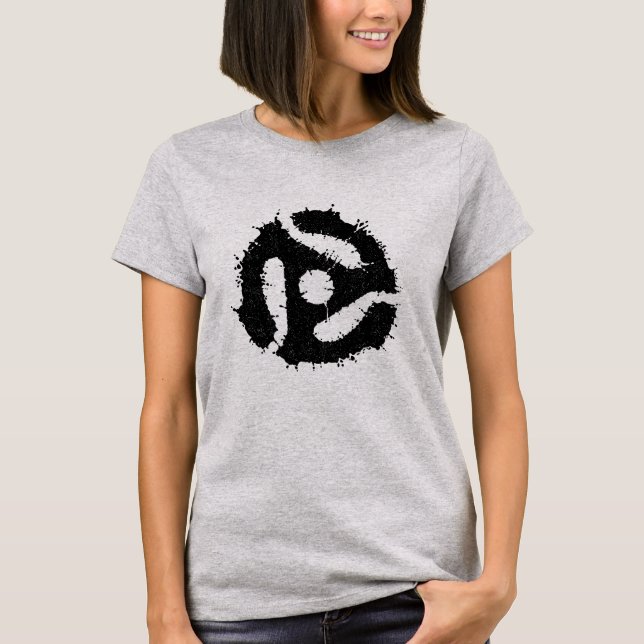 Messy B/W 45 Infoga T Shirt (Framsida)