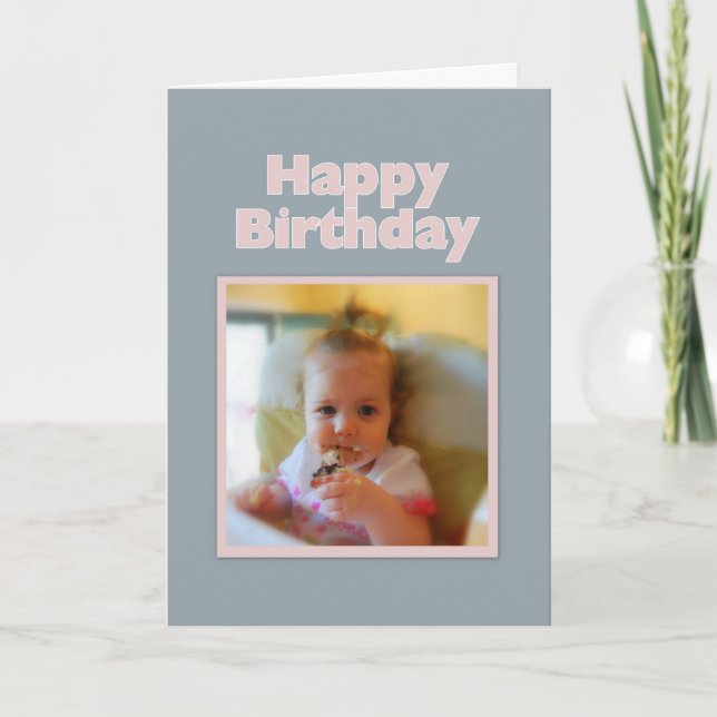 Messy Baby Grattis på födelsedagen Card Kort (Framsida)