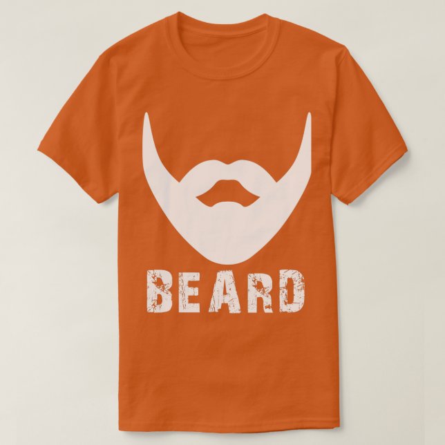 Messy Beard Classic TShirt T Shirt (Design framsida)