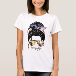 Messy Bun Archery Life T Shirt