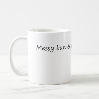 Messy Bun & Get Saker klar Kaffemugg