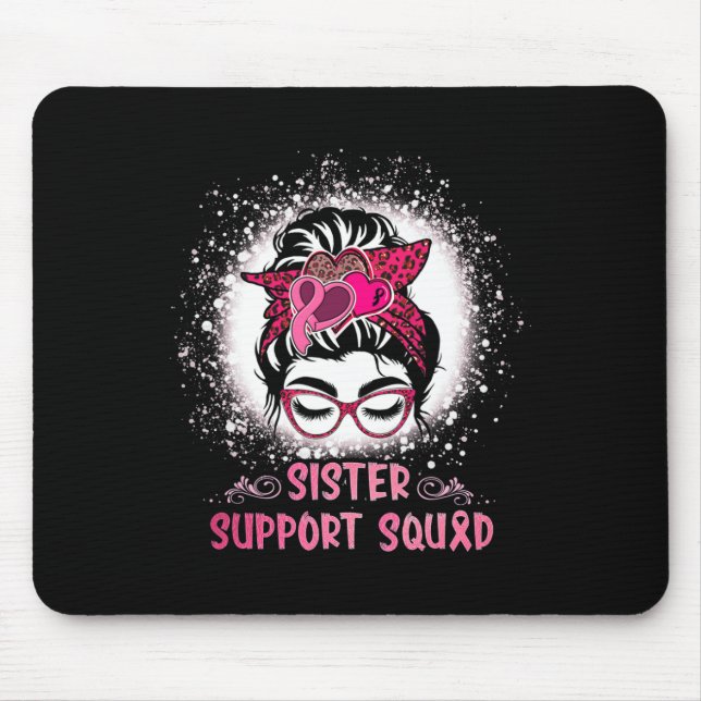 Messy Bun Gl Syster Support Squad Breast Cancer Aw Musmatta (Framsidan)