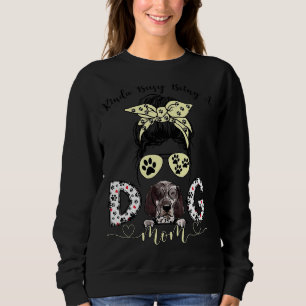 Messy Bun Kinda Busy är en Hund Bourbonnais D. T Shirt