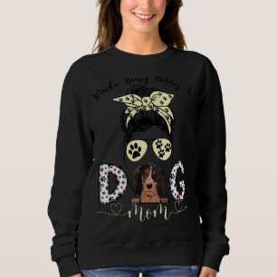 Messy Bun Kinda Busy är en Mamma Life-bock T Shirt