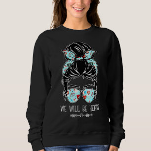 Messy Bun Nurse Vi kommer att få höra miljoner sju T Shirt