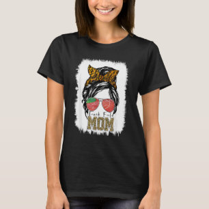 Messy Bun Track Fält Mamma Running Springer Mor T Shirt