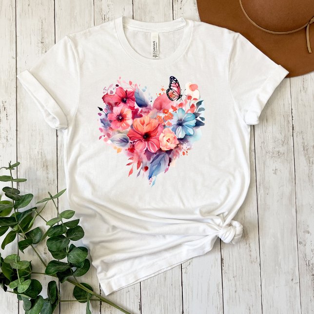 Messy Butterfly Watercolor T-shirt (Skapare uppladdad)