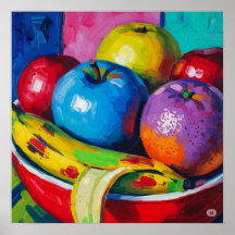 Messy Fruit Art