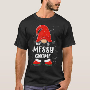 Messy Gnome Buffalo Play Matching Family Christma T Shirt