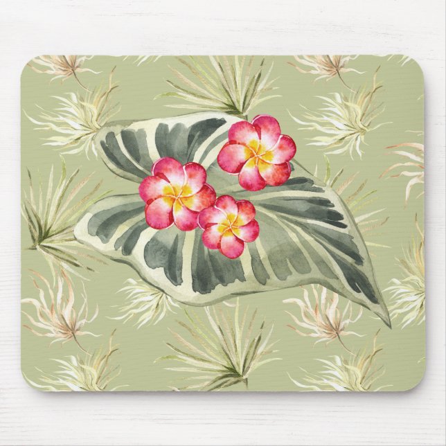 Messy Handflatan Tri-Färg med foton Musmatta (Framsidan)