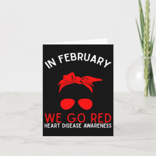 Messy i februari, vi går till Awarenes Red Heart D Kort