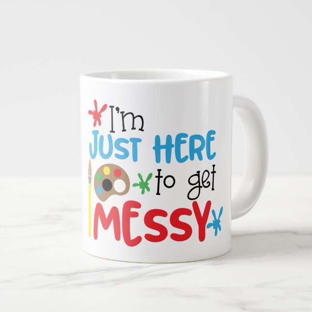 Messy - Jumbo Mugg (Framsida höger)