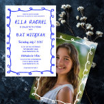 Messy Loops HandDrawn Anpassningsbar Photo Pub Bat Inbjudningar<br><div class="desc">Perfekt-kort för att tillkännage ett bat mitzvah, pub mitzvah eller annat judiskt firande! Hand gjorde skitsnack ram för dig på framsidan! FULLT ANPASSADE! Klicka på "Anpassa" ovan om du vill redigera texten och lägga till ett eget foto på baksidan. Klicka på "Redigera med verktyg" om du vill justera typsnitt, färg...</div>