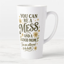 Messy Mamma-citat - Vintage Typografi