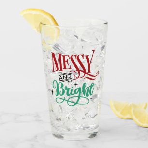 Messy och Bright Funny julpun Glaskopp