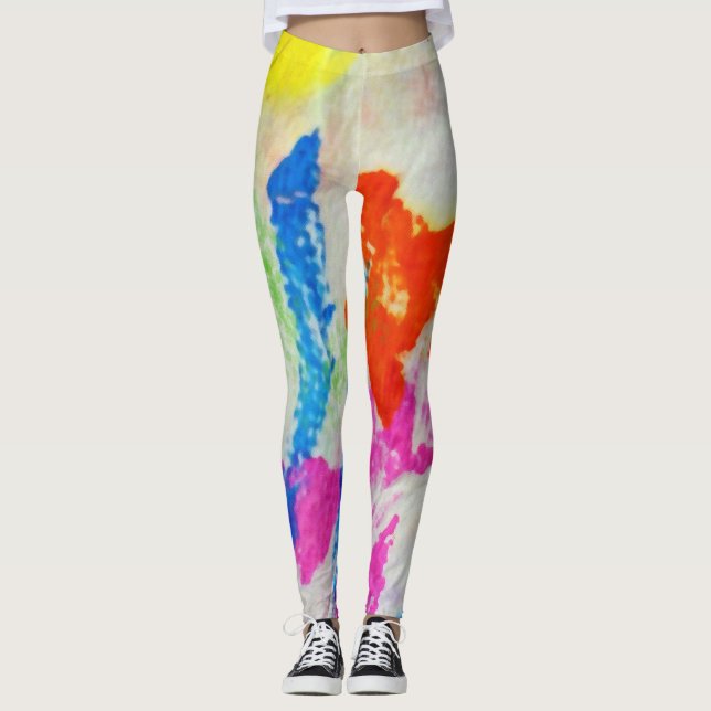 Messy Paint Leggings (Framsida)