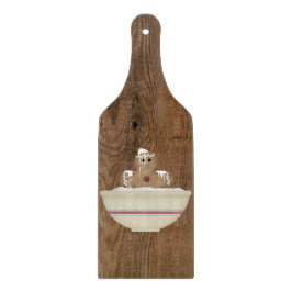 Messy Pepparkaksgubbe Glass-skärningspåläggning