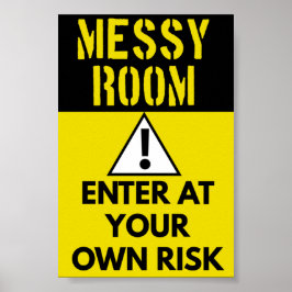 Messy-rum Poster