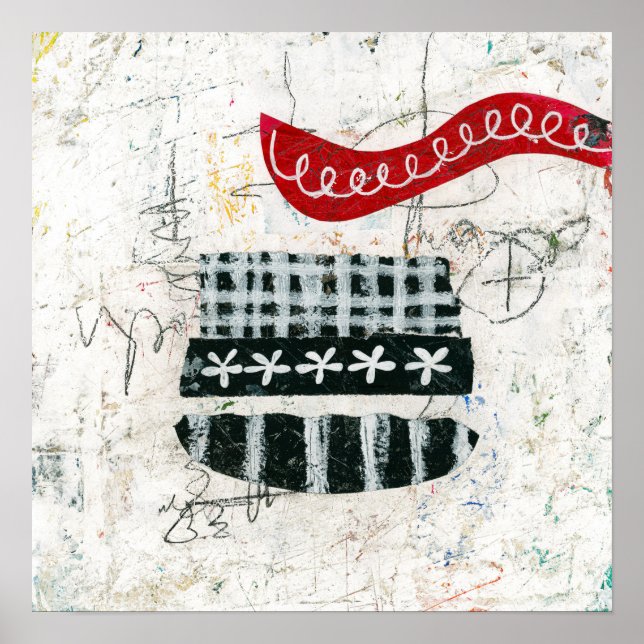 Messy Söndag Poster Wall Art Art (Framsidan)