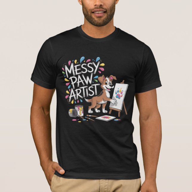 Messy Tass Artist T Shirt (Framsida)
