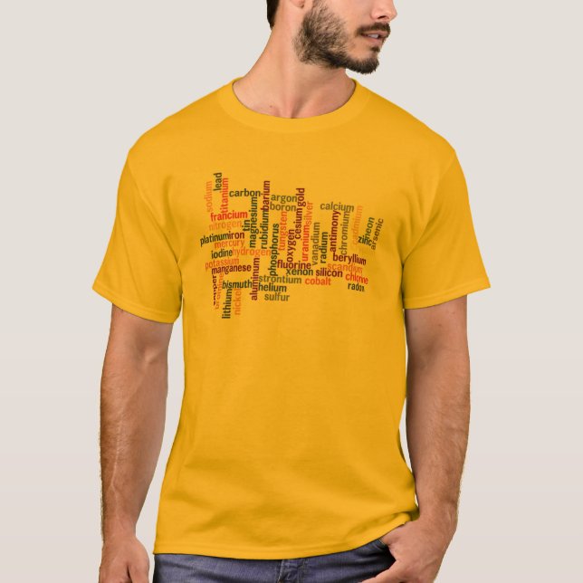 Mest allmänninginslag (ordmolnkemi) tee shirt (Framsida)