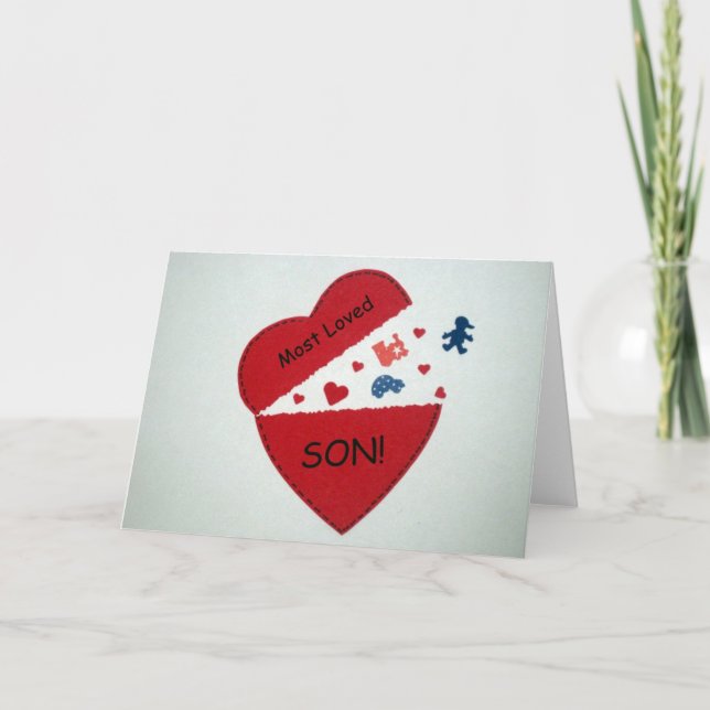 Mest älskad Son! Helgkort (Framsida)