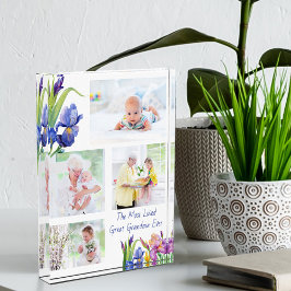 Mest älskad Underbar Grandma Vår blommor