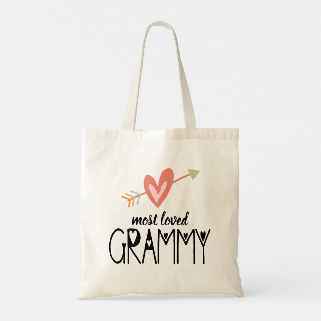 Mest älskade Grammy-handväskor Tygkasse (Baksida)