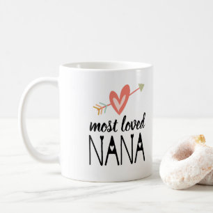 Mest älskade hjärtans Nana Kaffemugg
