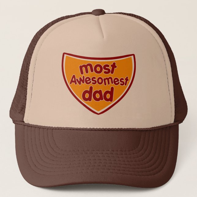 Mest Awesomest pappatruckerkeps Keps (Framsida)