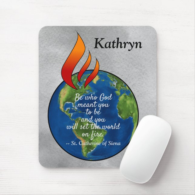 Mest Berömd St. Catherine från Siena Quote Mouse P Musmatta (Med mus)